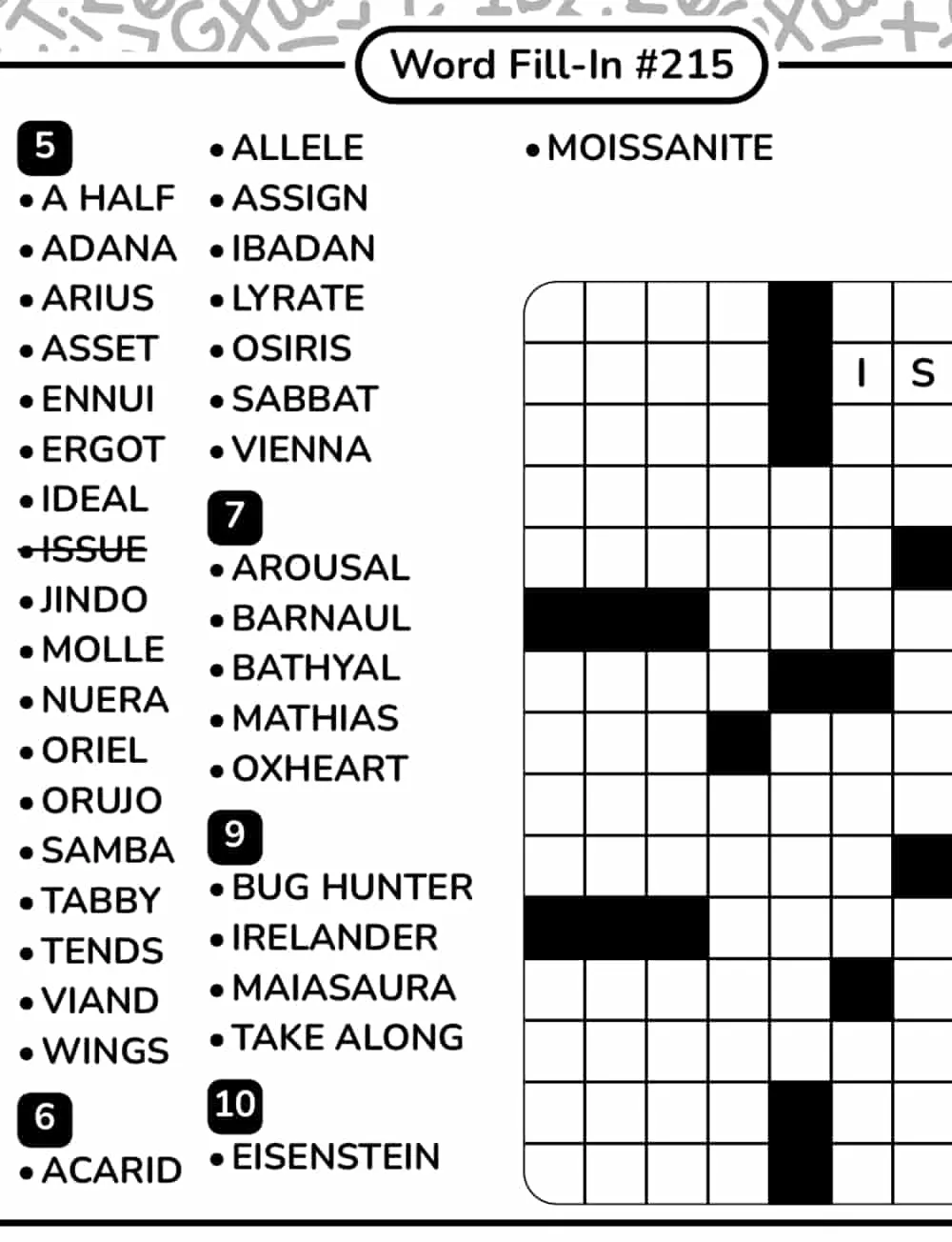 A close-up of a puzzle, showing the print size