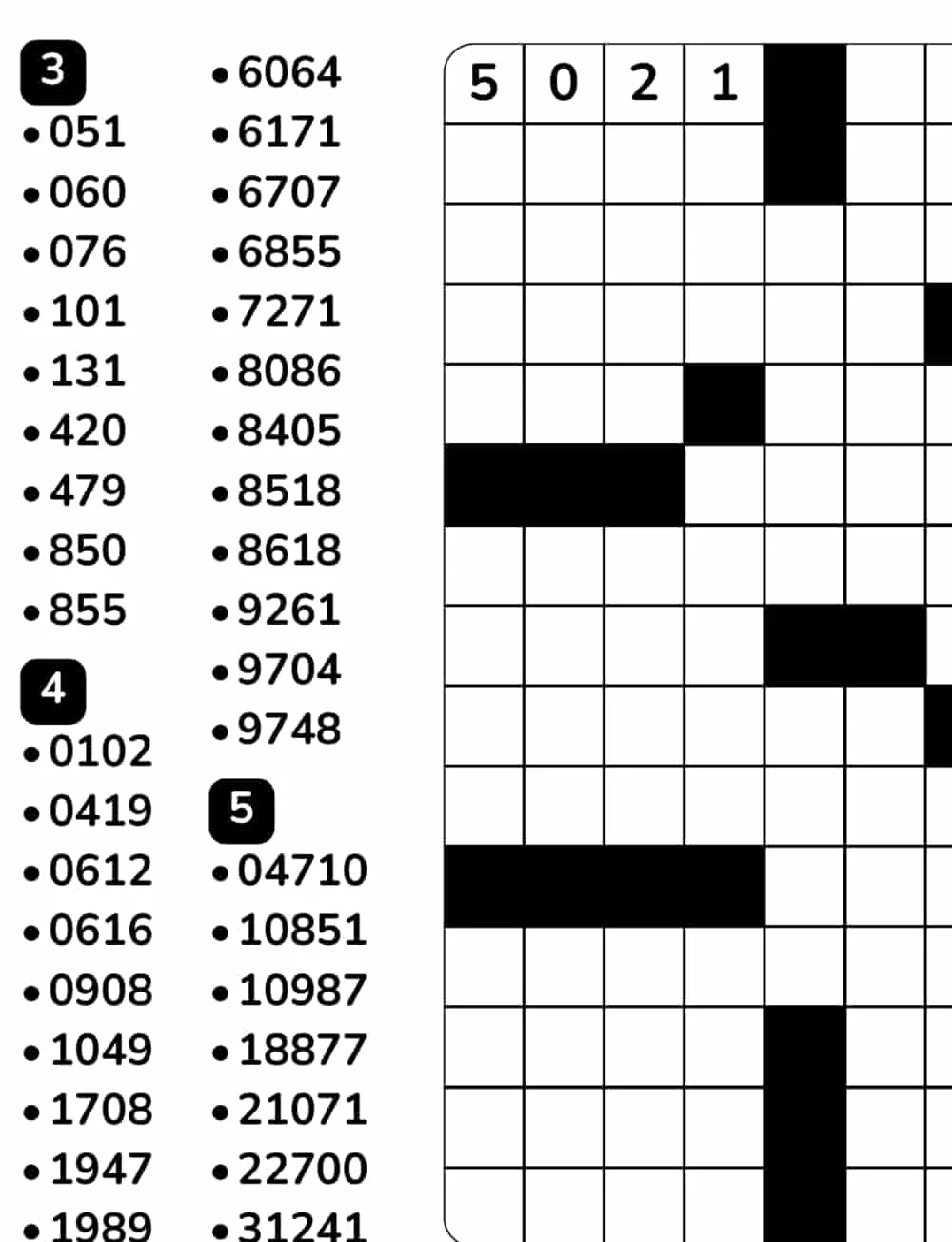 A close-up of a puzzle, showing the print size