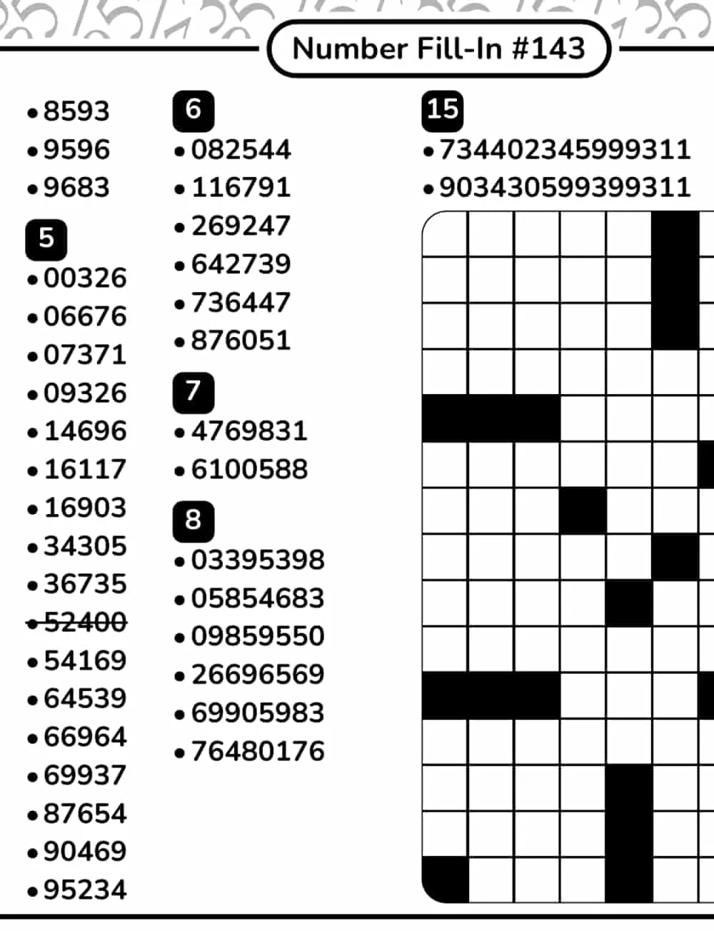 A close-up of a puzzle, showing the print size