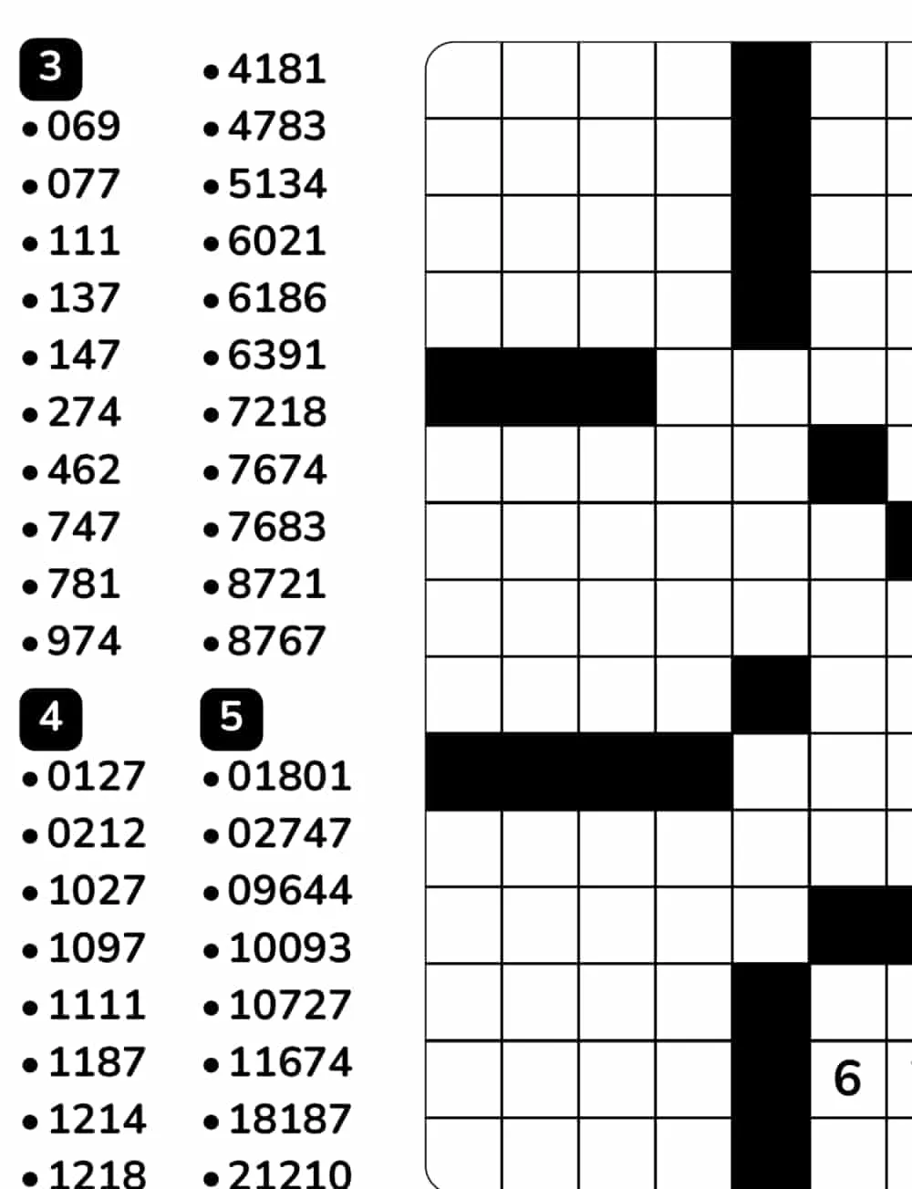 A close-up of a puzzle, showing the print size