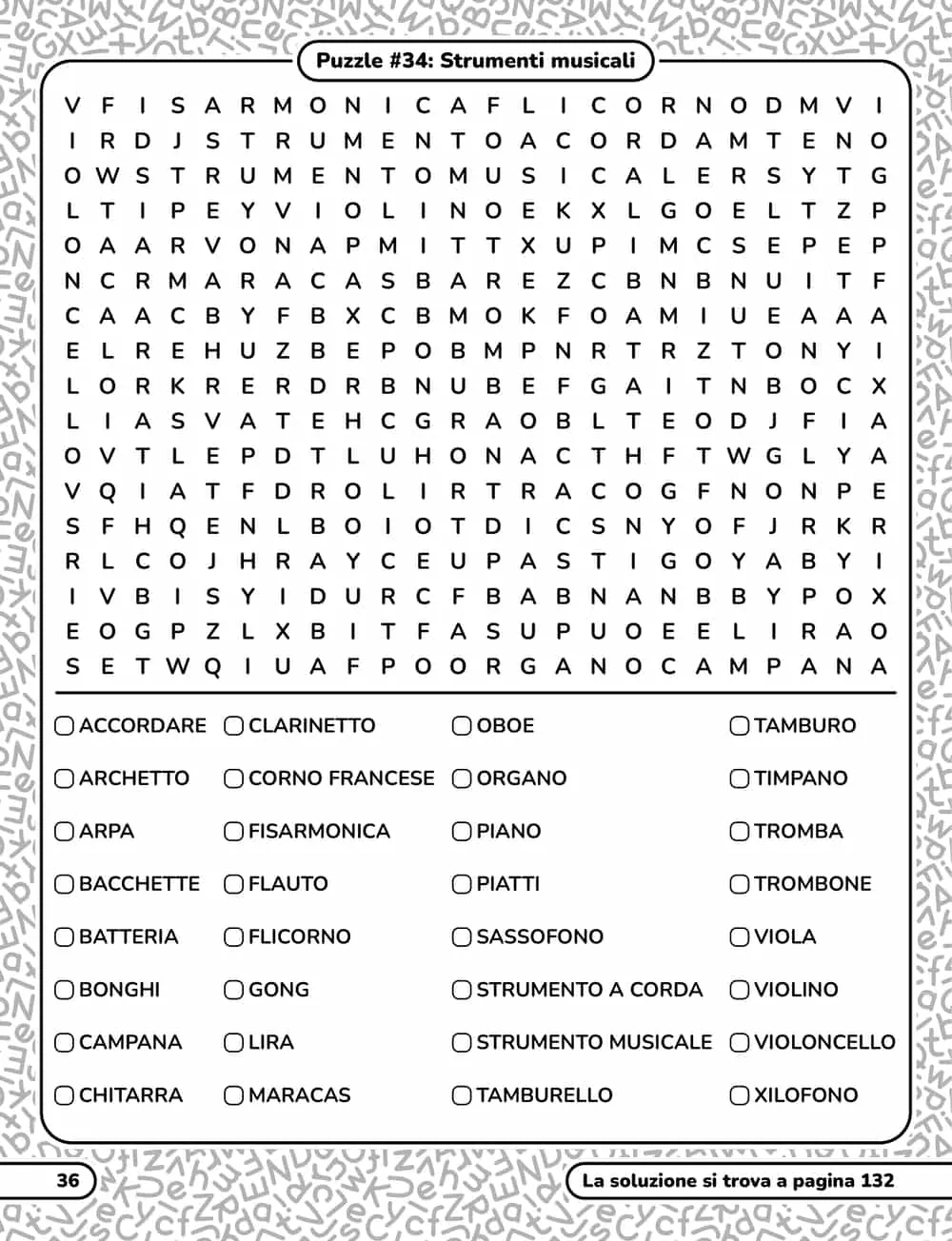 A puzzle page