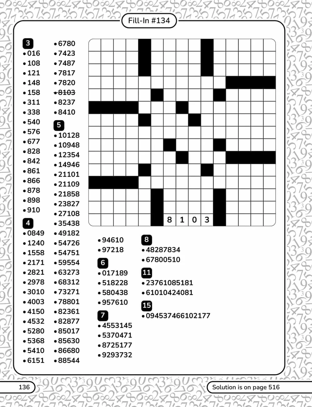 A puzzle page