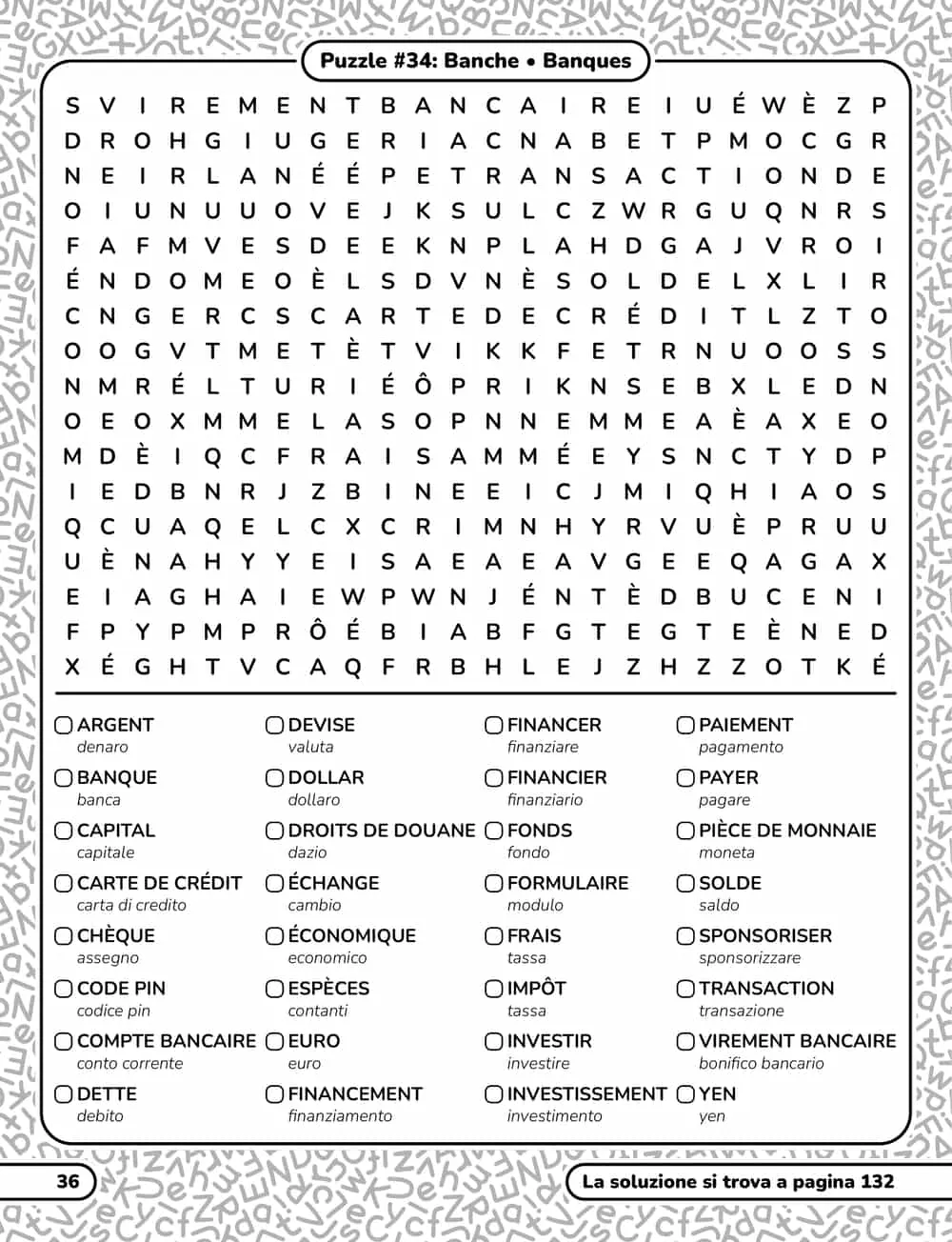 A puzzle page