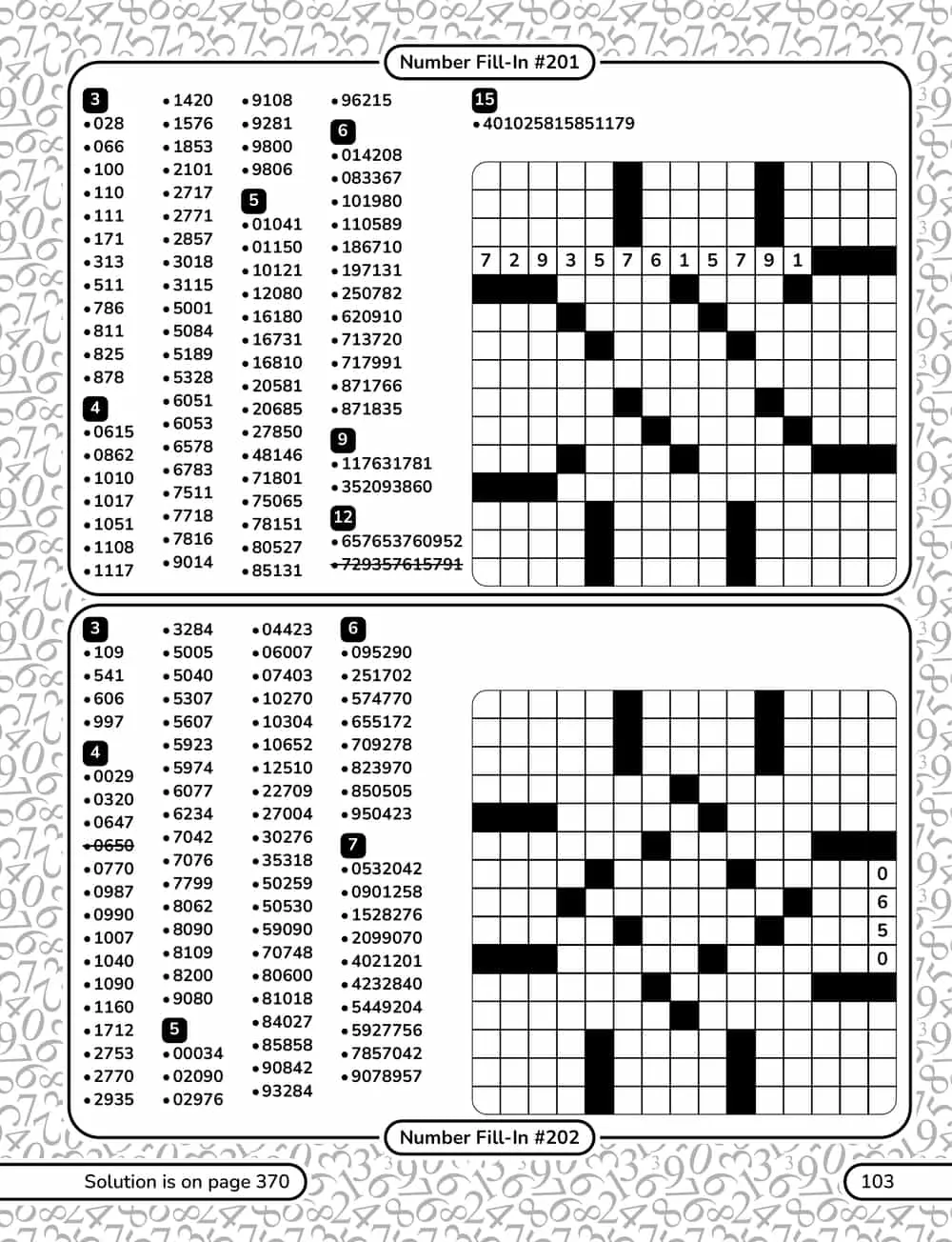 A puzzle page