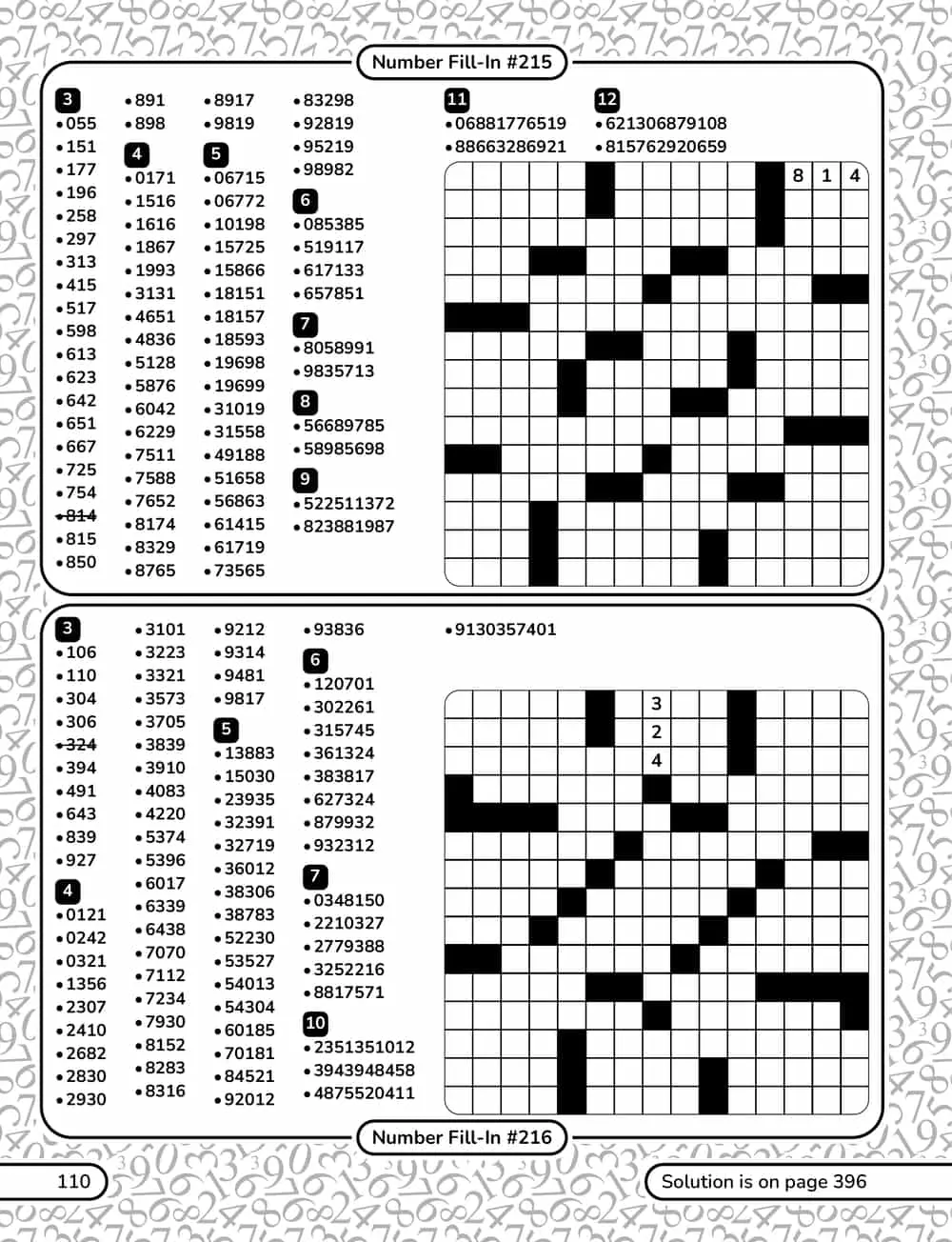 A puzzle page