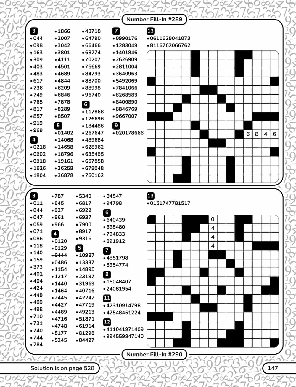 A puzzle page