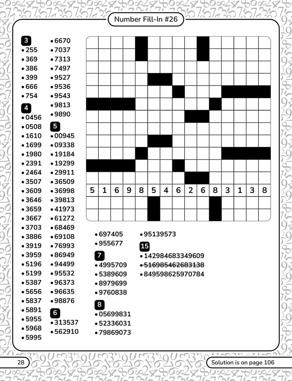 A puzzle page