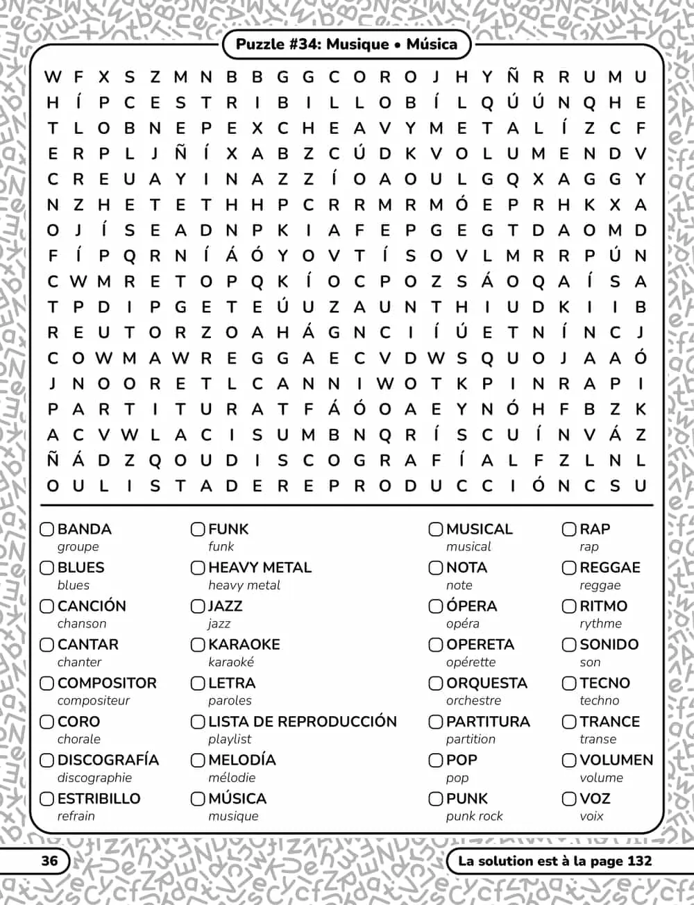 A puzzle page