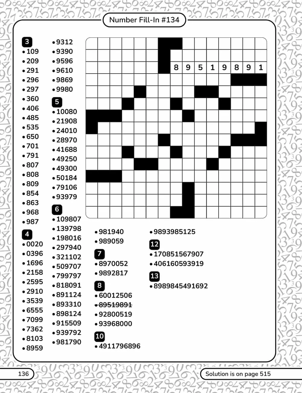 A puzzle page