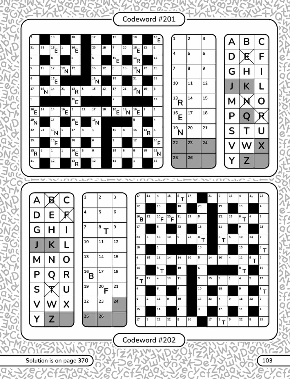 A puzzle page
