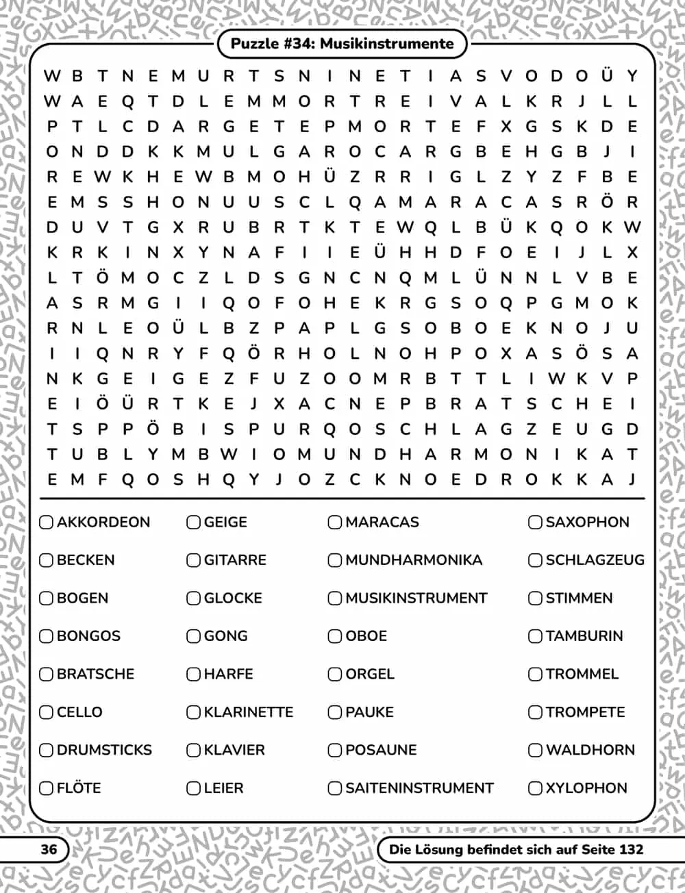 A puzzle page