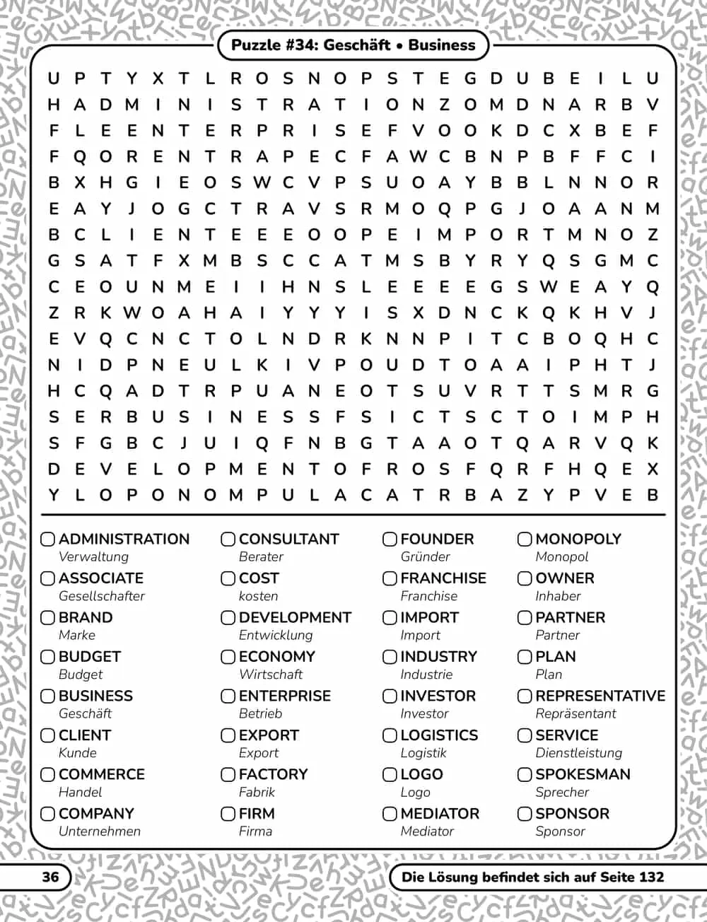 A puzzle page