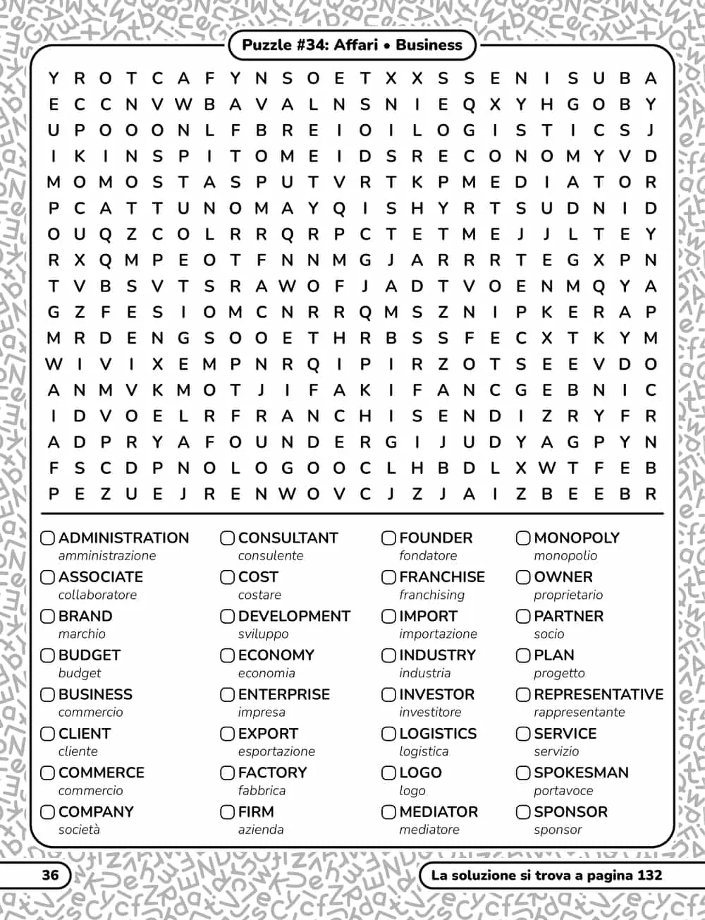 A puzzle page