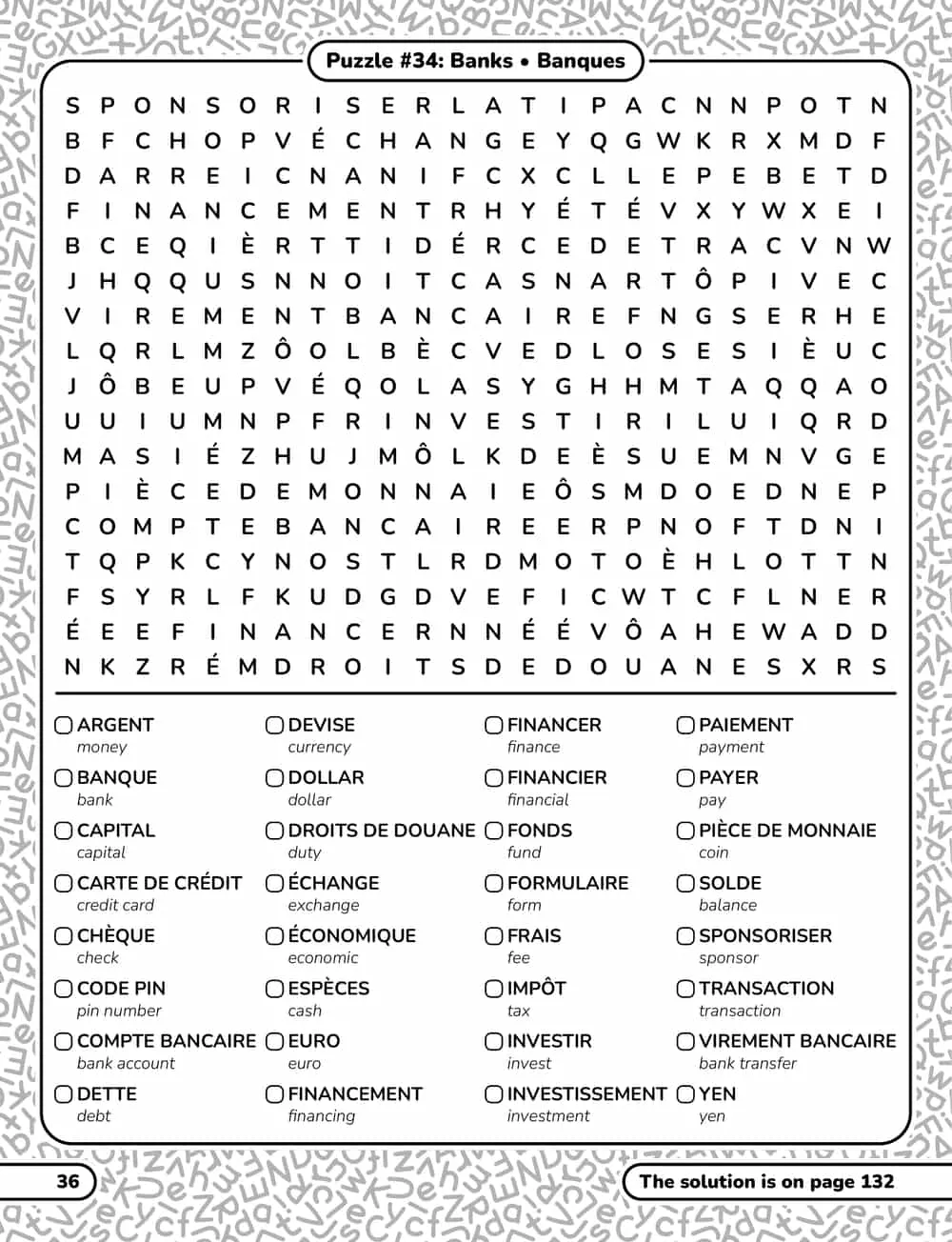 A puzzle page