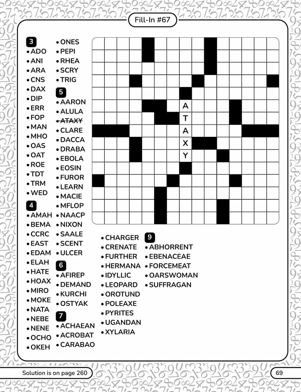 A puzzle page