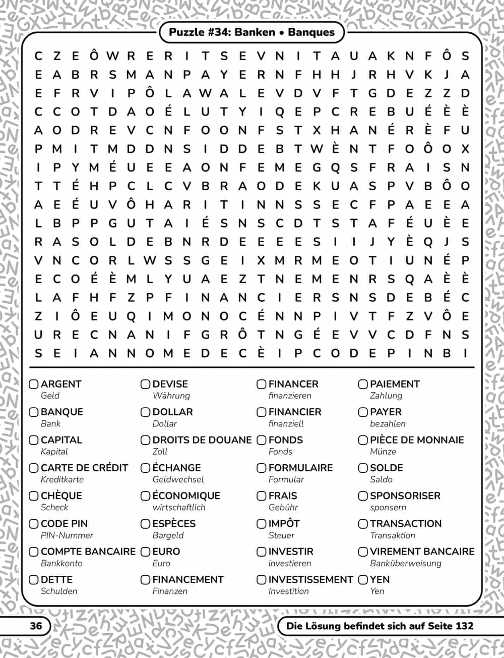 A puzzle page