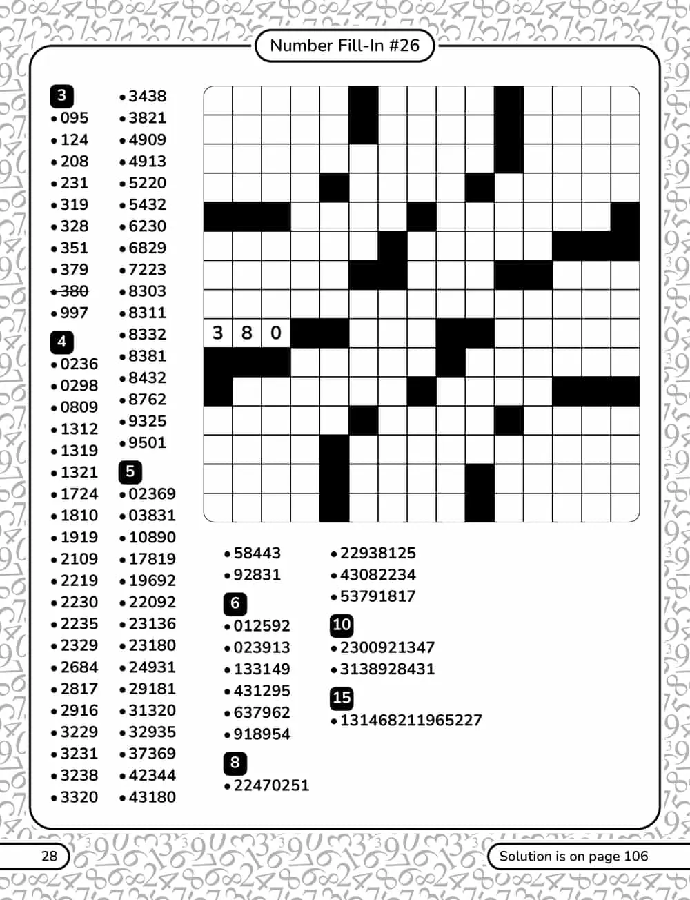 A puzzle page