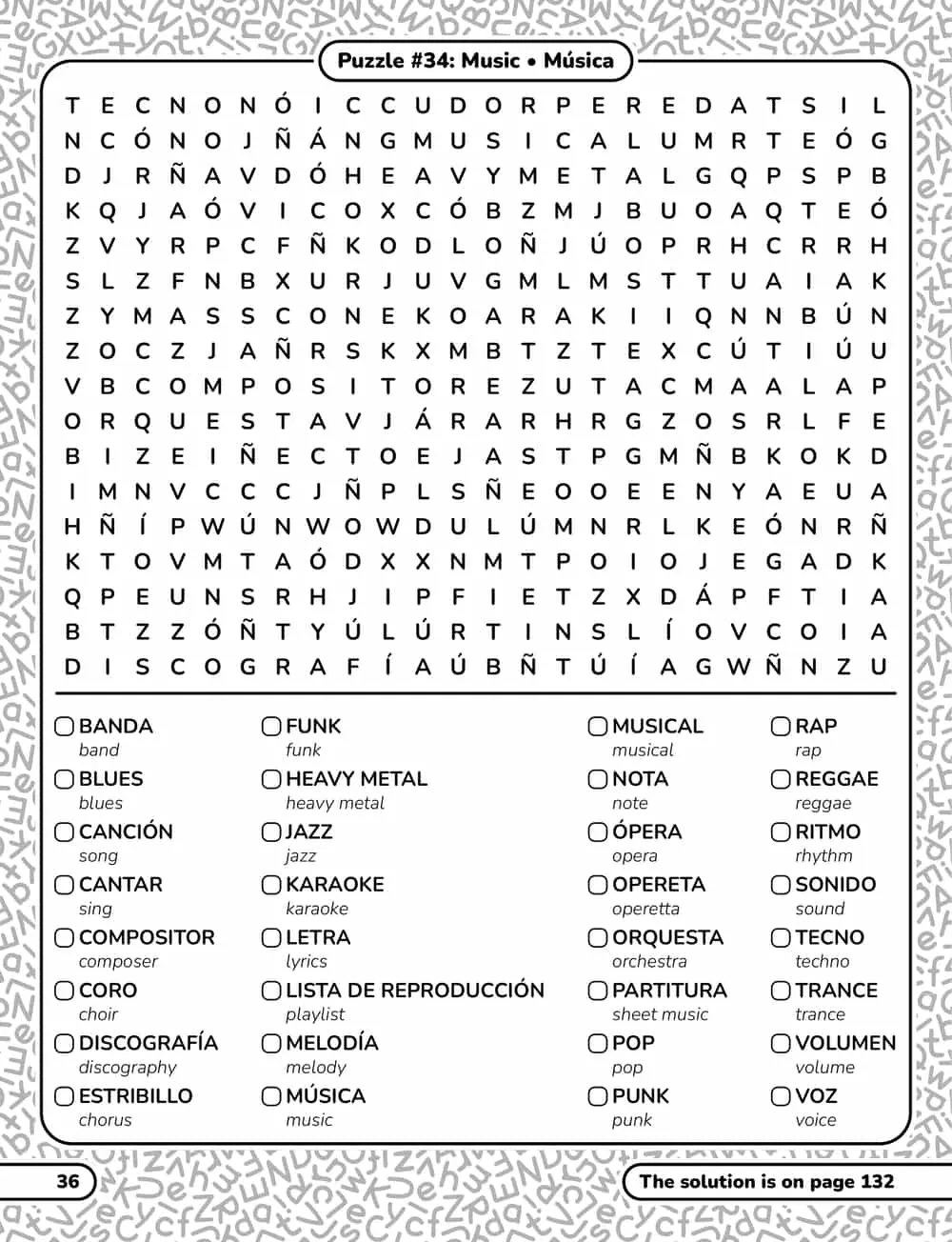 A puzzle page