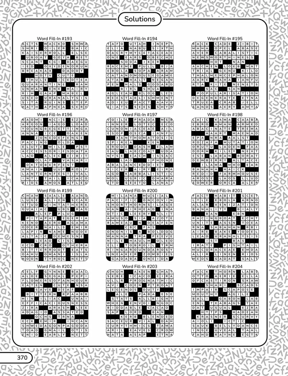 A solution page