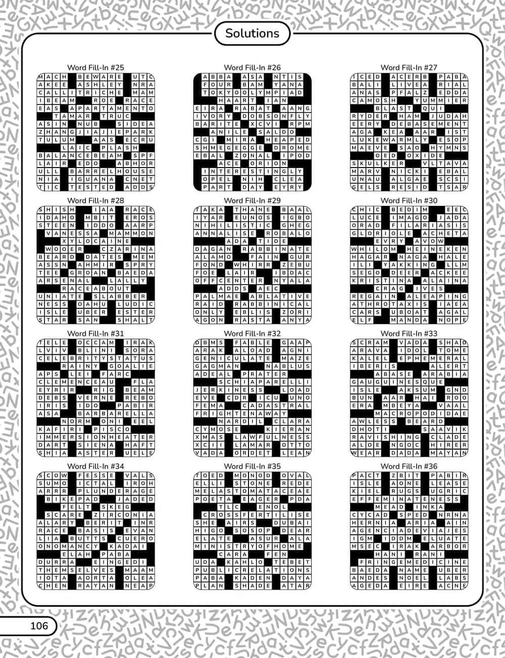 A solution page