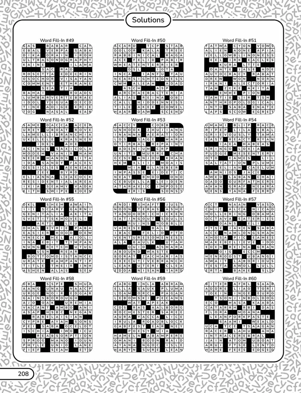 A solution page