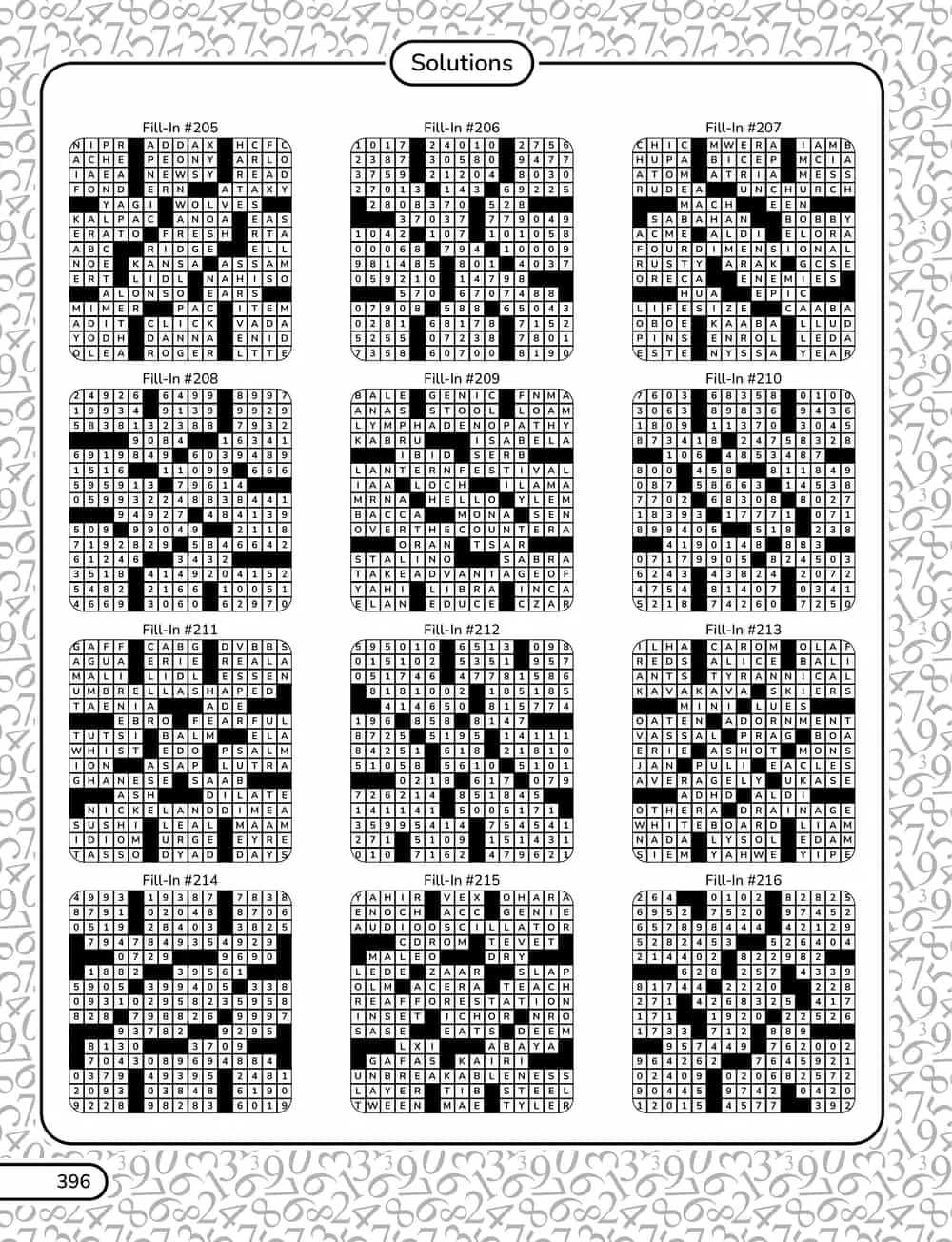 A solution page