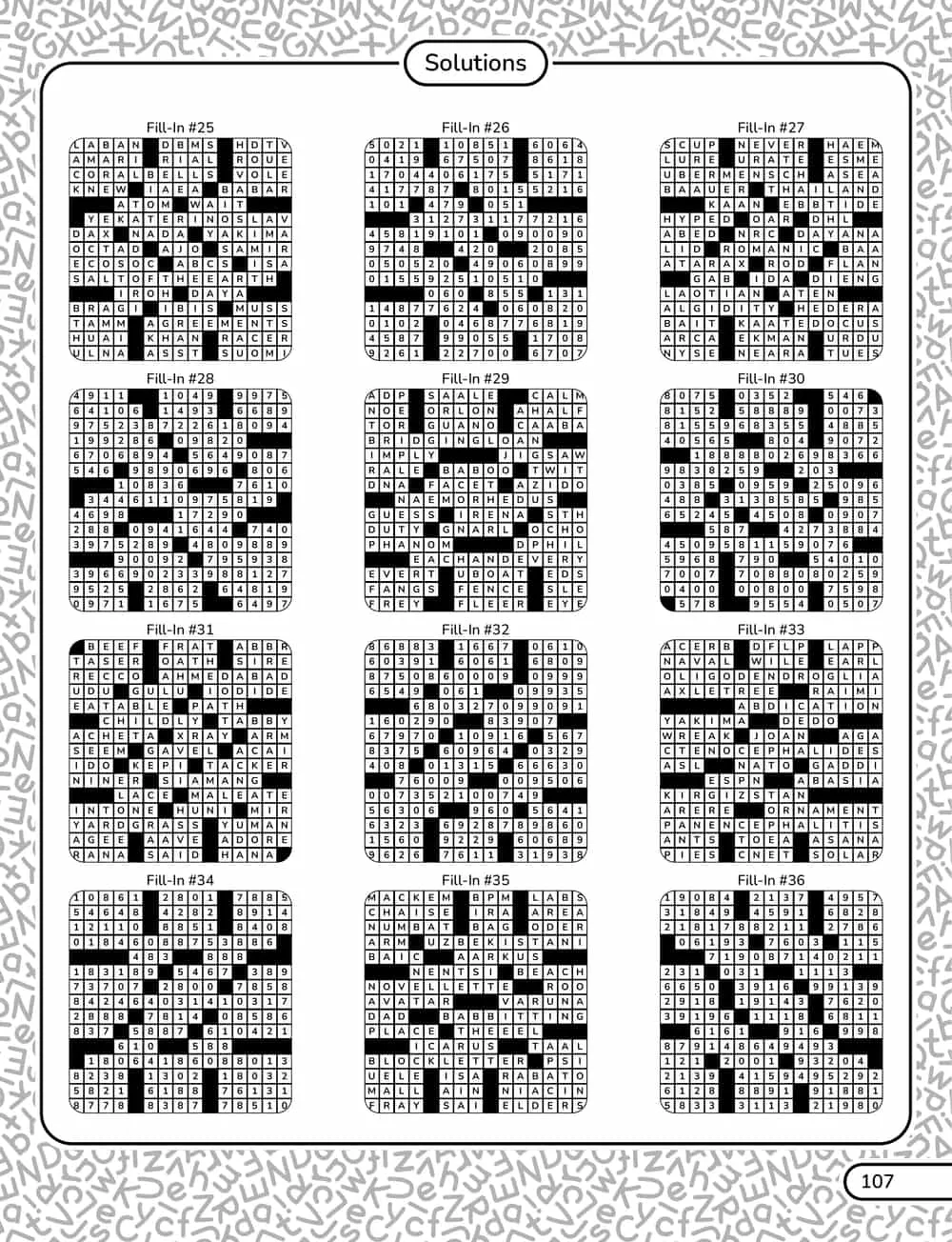 A solution page