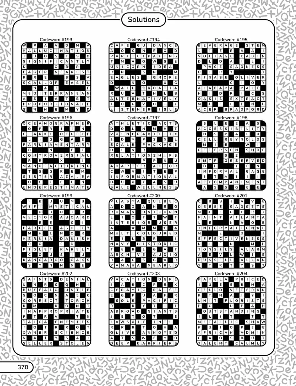 A solution page