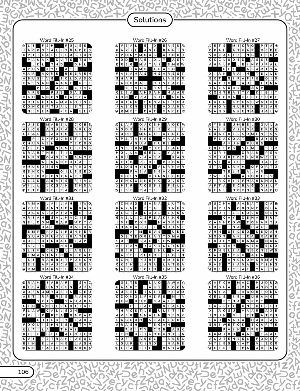 A solution page