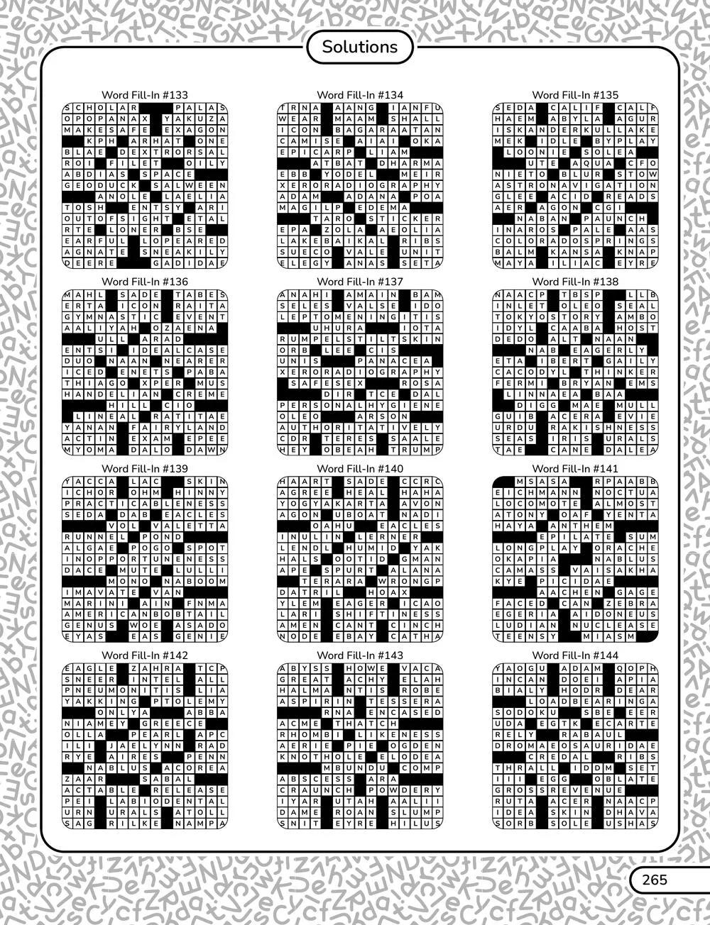 A solution page
