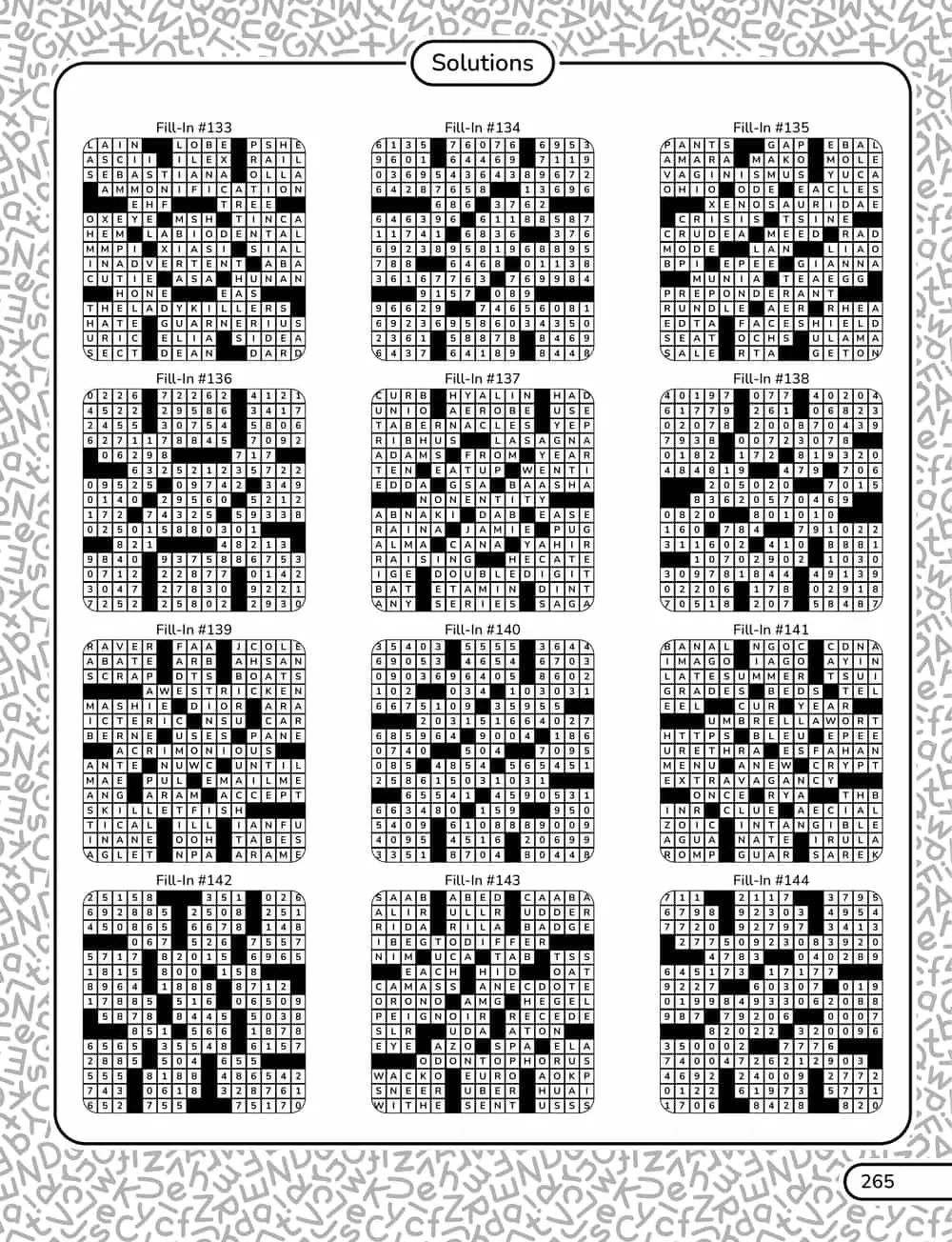 A solution page