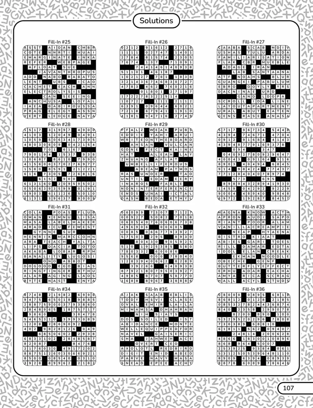 A solution page