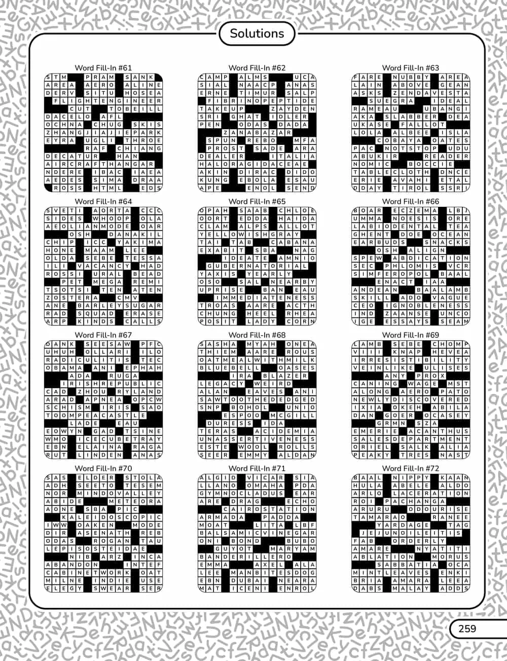 A solution page