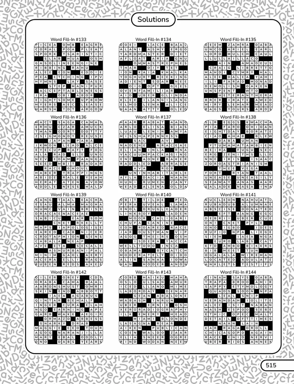 A solution page