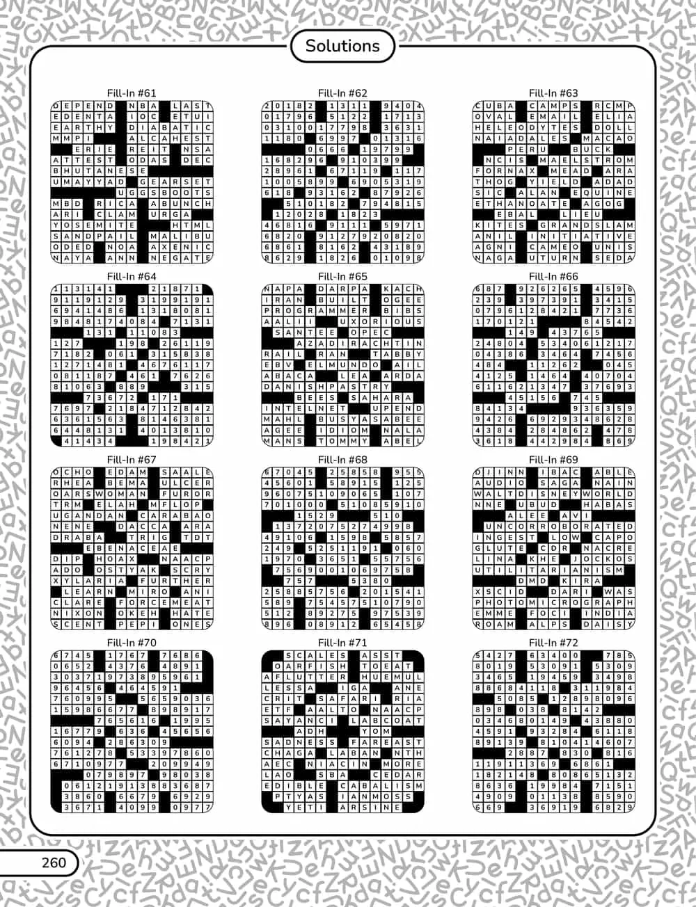 A solution page