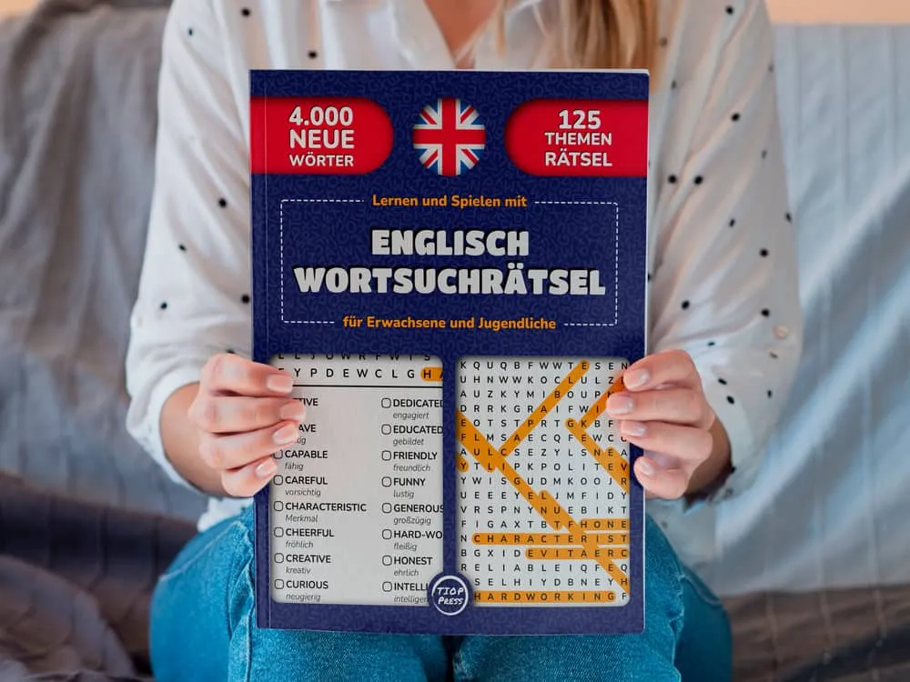 Photo of the printed book Lernen und Spielen mit Englisch Wortsuchrätsel