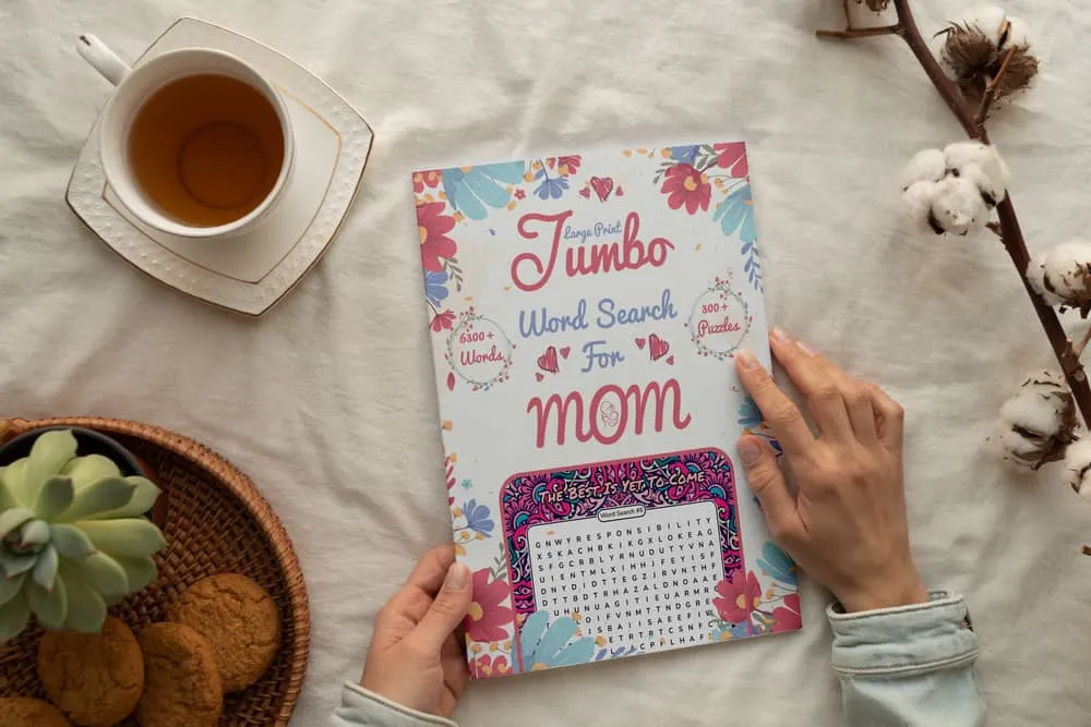 Photo of the printed book Jumbo Word Search for Mom: 301 Puzzles